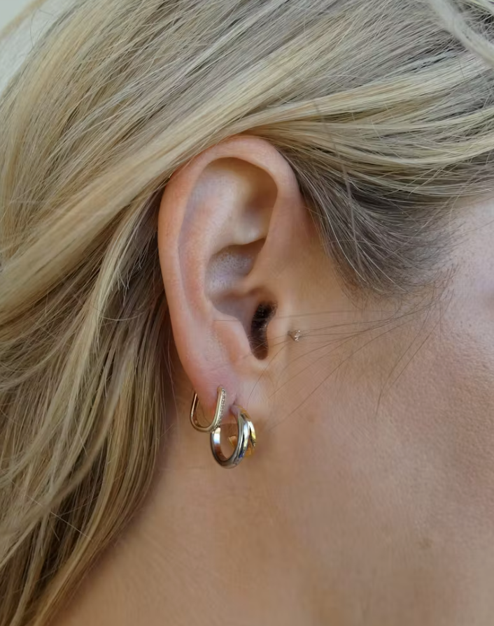 jentlouis Melt half hoop pierce 片耳 新品 jentlouis 片耳 Melt half