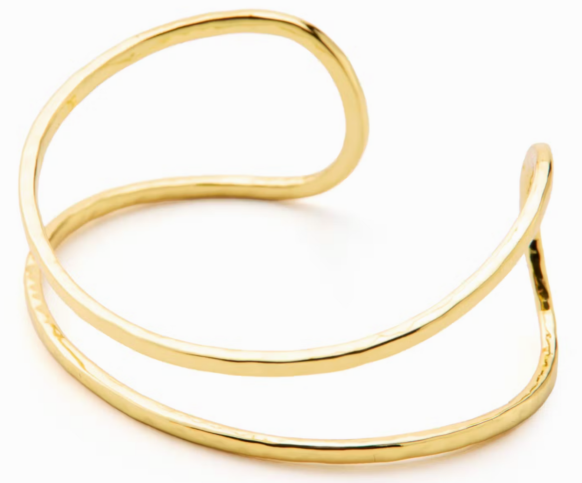 Women's Hammered Gold Cuff Bracelet – j.bee jewelry