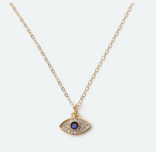Load image into Gallery viewer, Evil Eye Choker Necklace