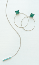 Load image into Gallery viewer, Silver Turquoise Pendant Necklace